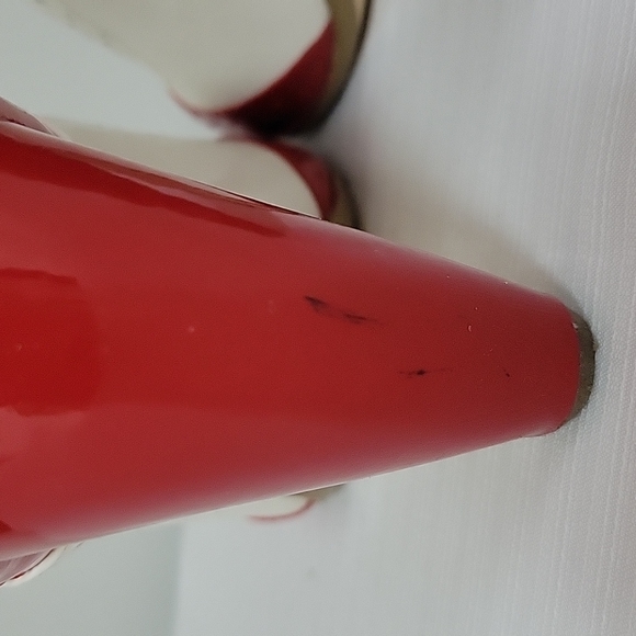 ARCHIE'S 1950 Style Red and white Vintage Heels - Picture 13 of 17